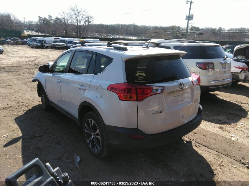 2015 TOYOTA RAV4 LIMITED - 2T3DFREV4FW298369