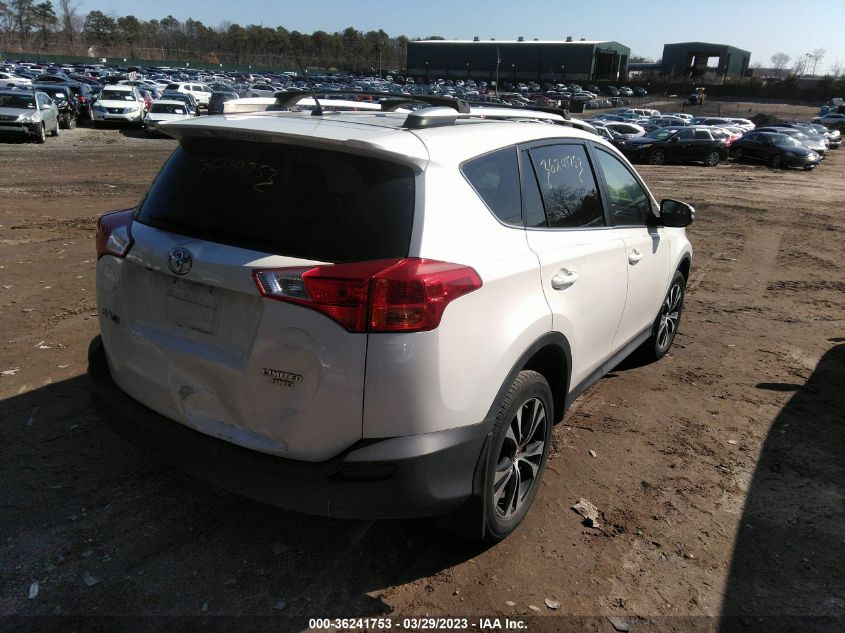2015 TOYOTA RAV4 LIMITED - 2T3DFREV4FW298369