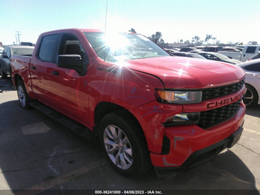 2021 CHEVROLET SILVERADO 1500 CUSTOM - 3GCPWBEF2MG127131