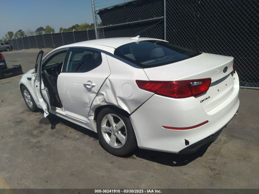 2015 KIA OPTIMA LX - KNAGM4A79F5643106