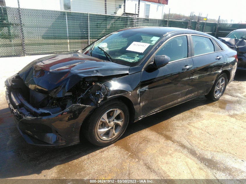 VIN KMHLL4AGXMU165572 2021 HYUNDAI ELANTRA SE