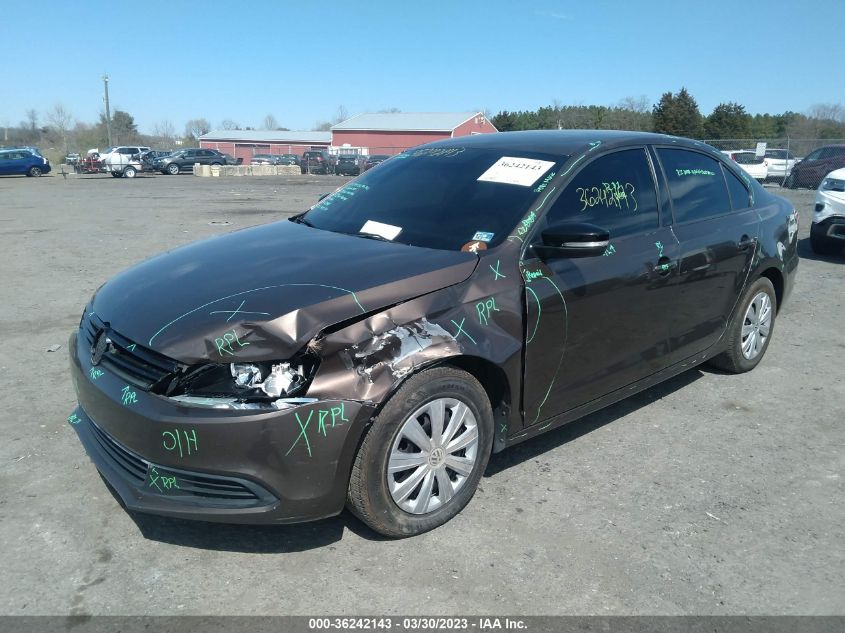 2014 VOLKSWAGEN JETTA SEDAN S - 3VW1K7AJ7EM385086