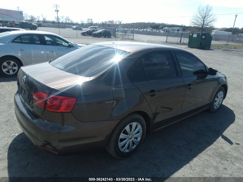 2014 VOLKSWAGEN JETTA SEDAN S - 3VW1K7AJ7EM385086
