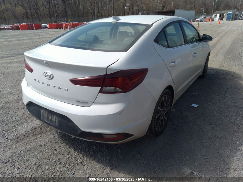 2019 HYUNDAI ELANTRA LIMITED - 5NPD84LF0KH478913