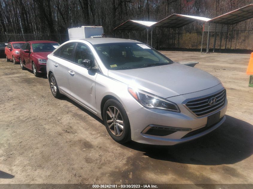 2015 HYUNDAI SONATA 2.4L SE - 5NPE24AF6FH225268