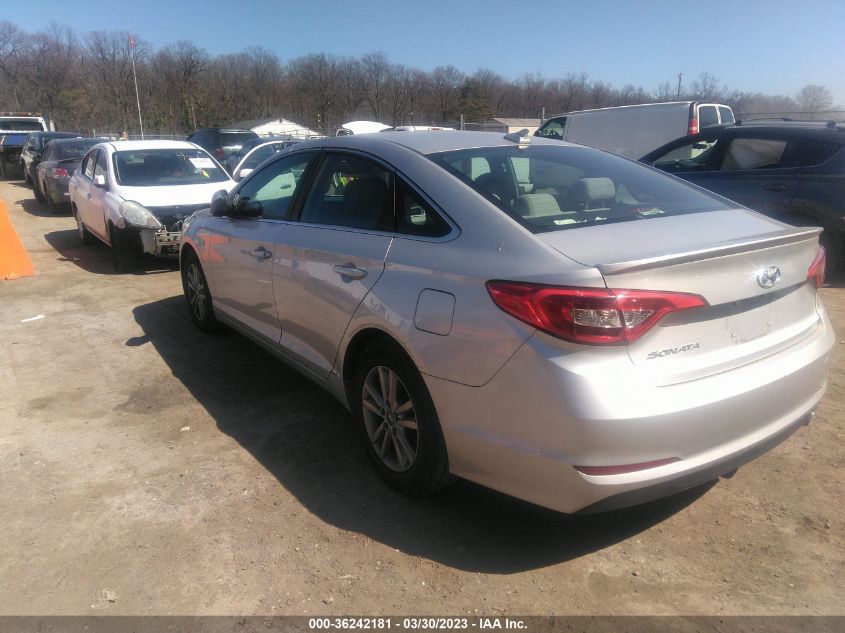 2015 HYUNDAI SONATA 2.4L SE - 5NPE24AF6FH225268