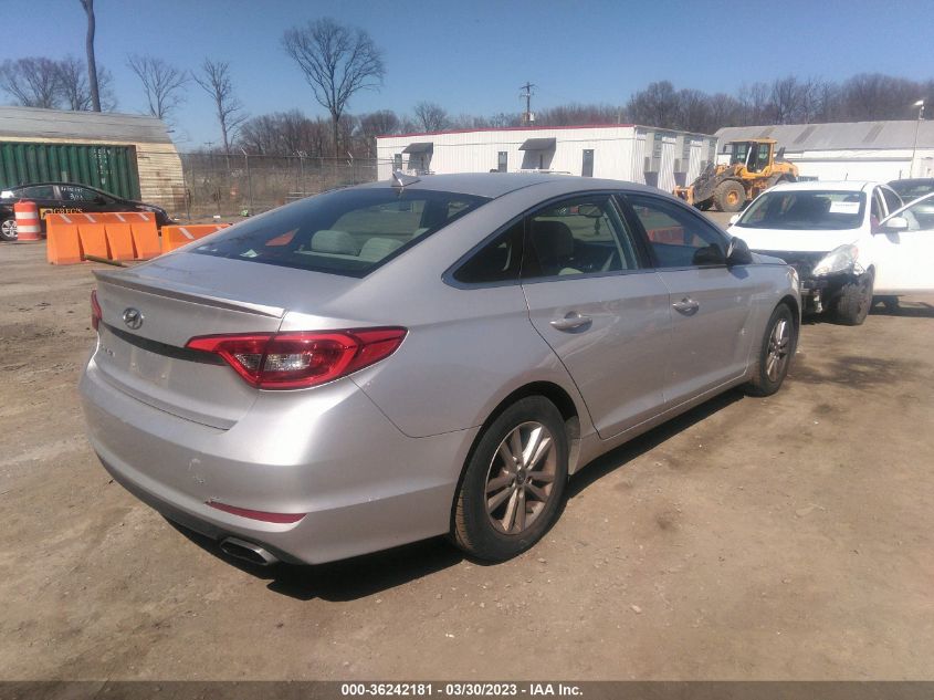 2015 HYUNDAI SONATA 2.4L SE - 5NPE24AF6FH225268