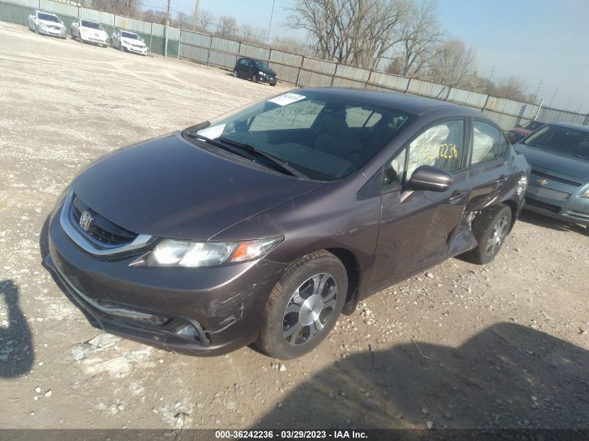 2014 HONDA CIVIC HYBRID - 19XFB4F39EE000462