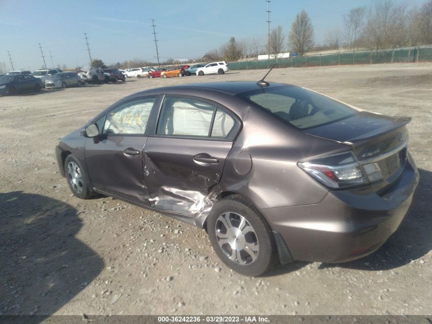 2014 HONDA CIVIC HYBRID - 19XFB4F39EE000462