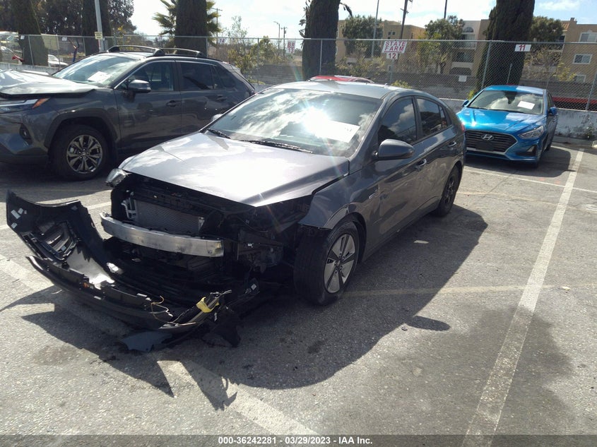 VIN KMHC65LC4LU208874 2020 HYUNDAI IONIQ HYBRID BLUE