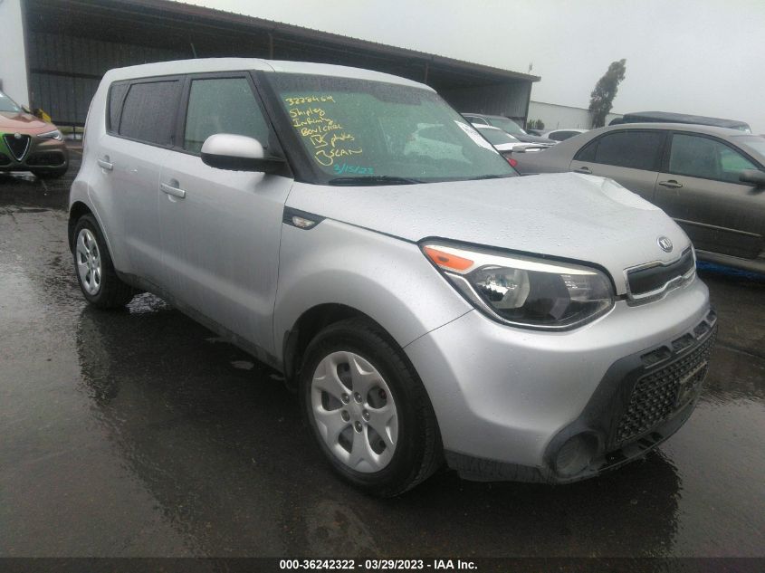 2014 KIA SOUL BASE - KNDJN2A26E7703702