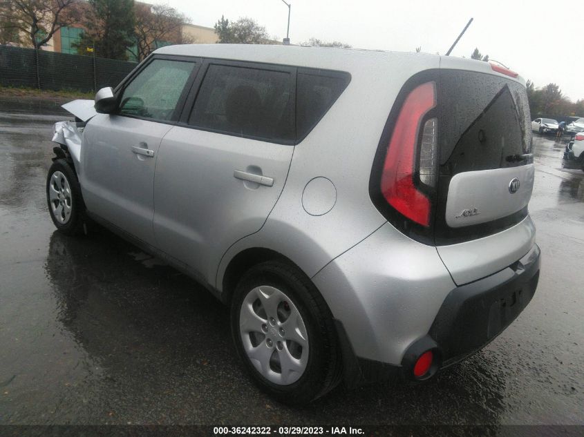 2014 KIA SOUL BASE - KNDJN2A26E7703702
