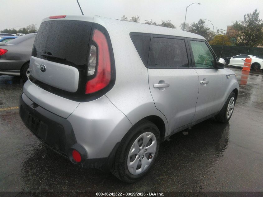 2014 KIA SOUL BASE - KNDJN2A26E7703702