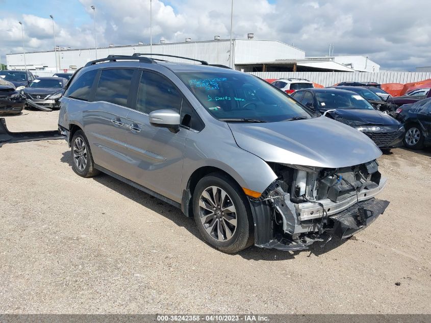 2022 HONDA ODYSSEY EX-L - 5FNRL6H73NB052718