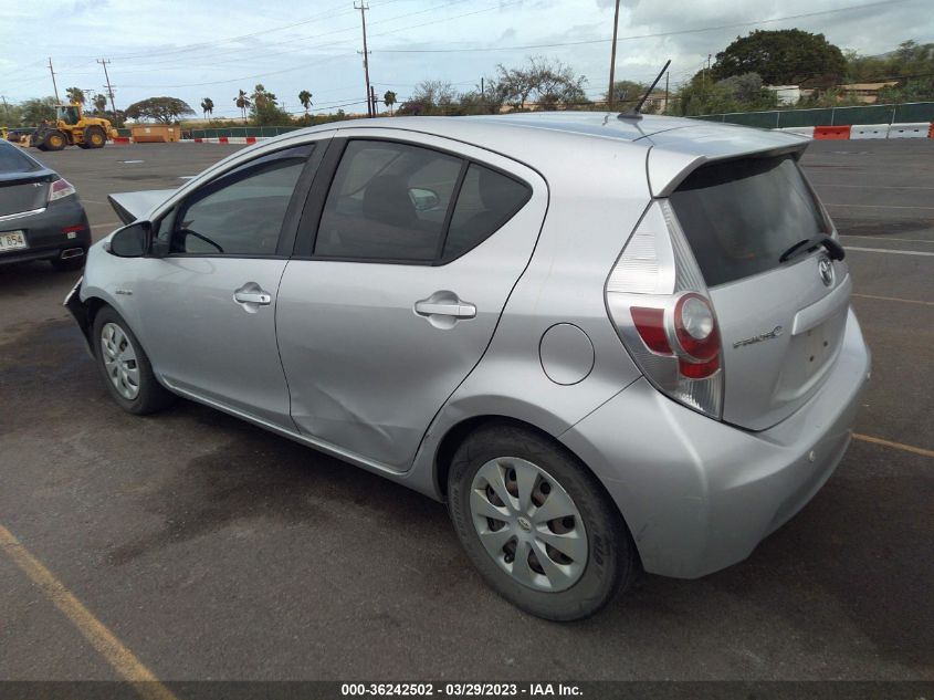 2014 TOYOTA PRIUS C ONE/THREE/TWO/FOUR - JTDKDTB35E1059391