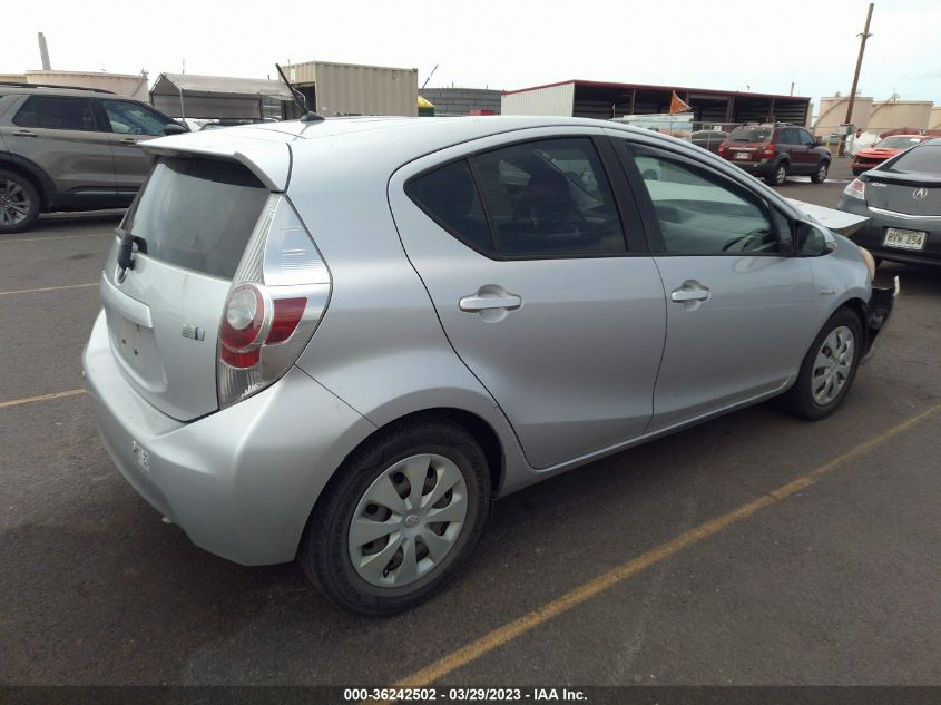 2014 TOYOTA PRIUS C ONE/THREE/TWO/FOUR - JTDKDTB35E1059391