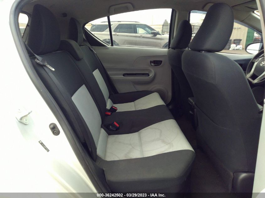 2014 TOYOTA PRIUS C ONE/THREE/TWO/FOUR - JTDKDTB35E1059391