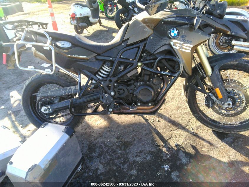2013 BMW F800 GS WB10B1204DZL05626