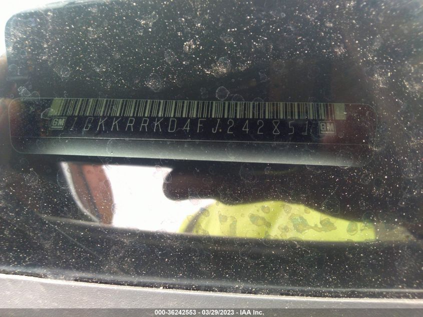 2015 GMC ACADIA SLT - 1GKKRRKD4FJ242851