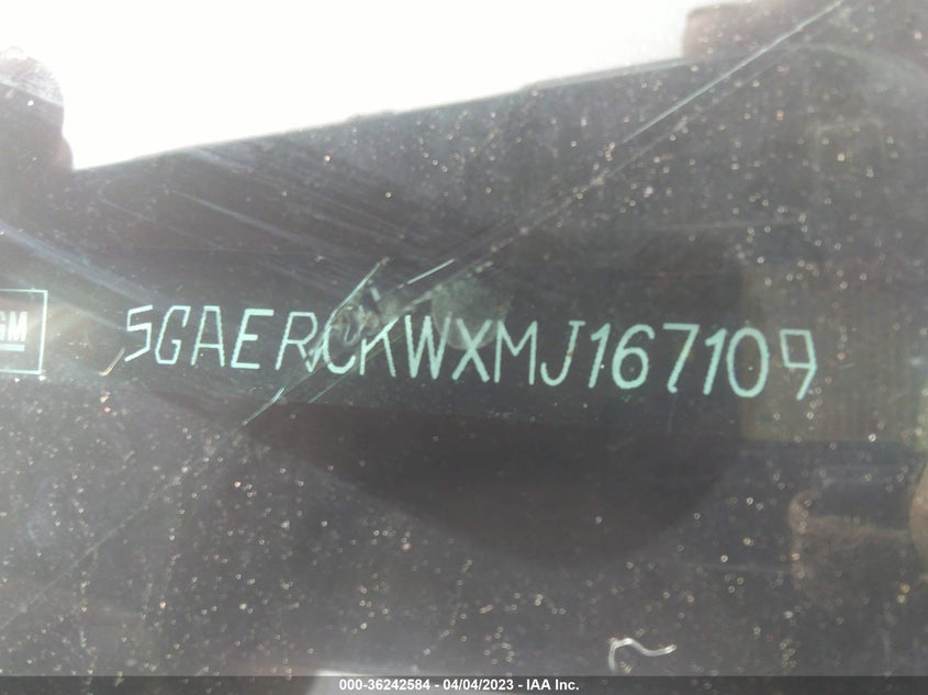 VIN 5GAERCKWXMJ167109 2021 BUICK ENCLAVE PREMIUM
