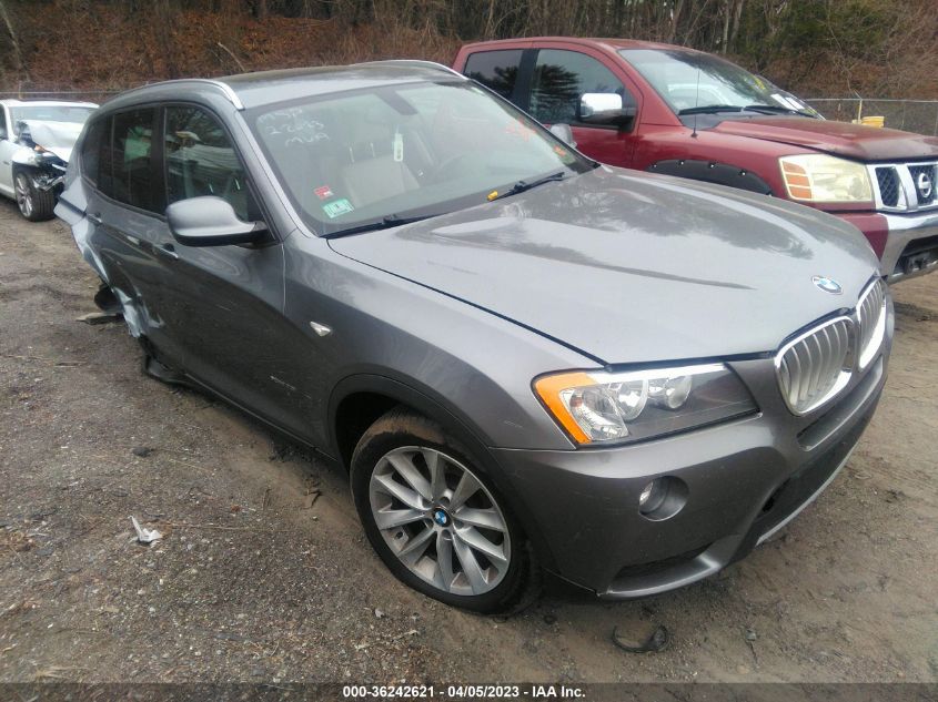 2013 BMW X3 XDRIVE28I - 5UXWX9C50D0D02140