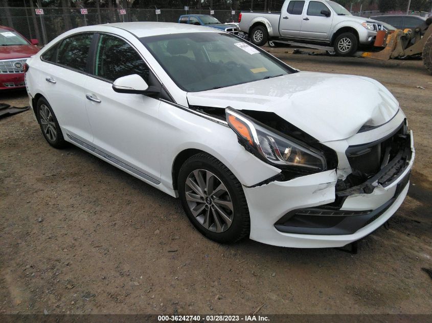 2015 HYUNDAI SONATA 2.4L SPORT - 5NPE34AF4FH052735