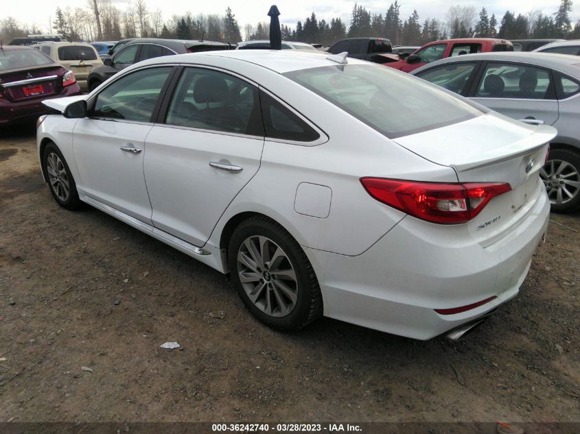 2015 HYUNDAI SONATA 2.4L SPORT - 5NPE34AF4FH052735