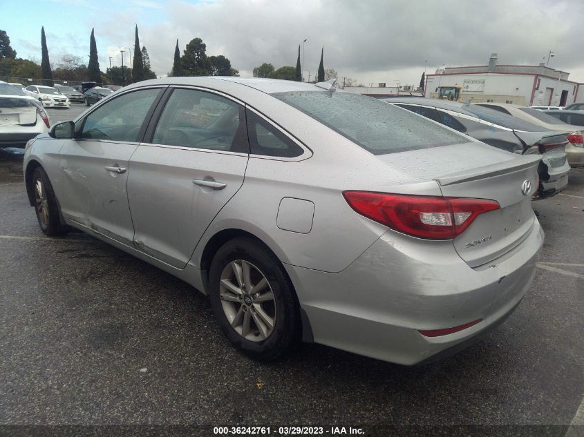 2015 HYUNDAI SONATA 2.4L SE - 5NPE24AF0FH065064