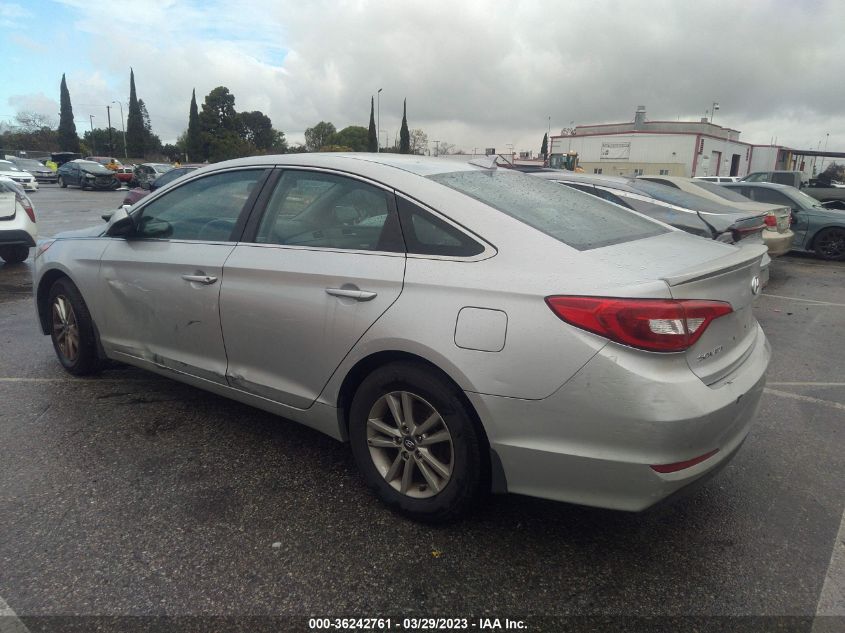 2015 HYUNDAI SONATA 2.4L SE - 5NPE24AF0FH065064