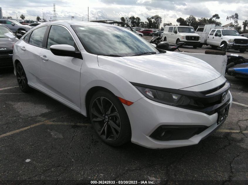 2019 HONDA CIVIC SEDAN SPORT - 2HGFC2F8XKH542054
