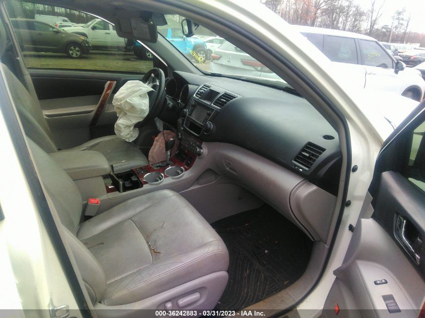 2013 TOYOTA HIGHLANDER LIMITED - 5TDDK3EH4DS177911