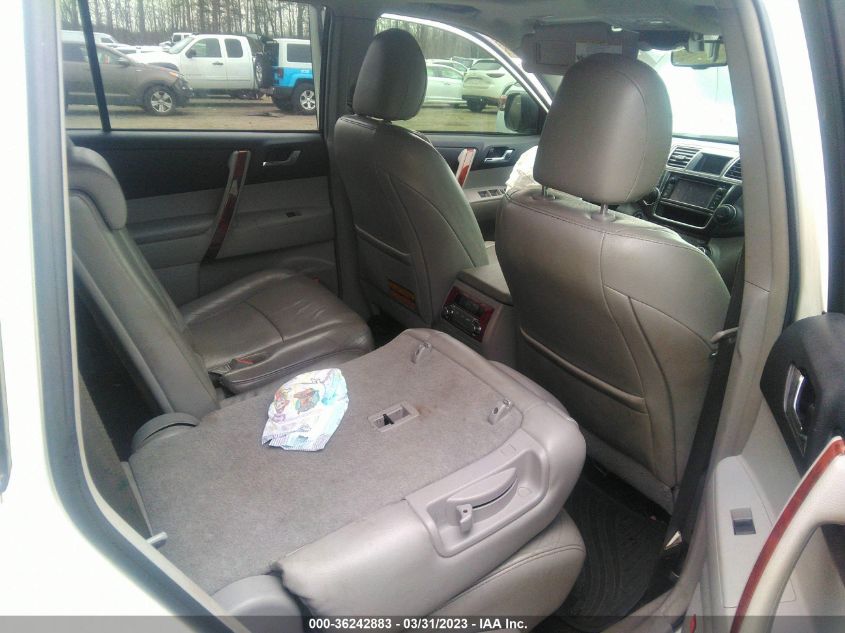2013 TOYOTA HIGHLANDER LIMITED - 5TDDK3EH4DS177911