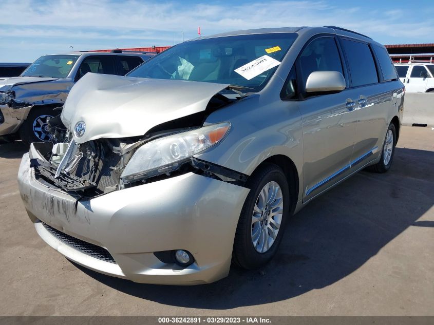 2015 TOYOTA SIENNA XLE/XLE AAS/LTD - 5TDYK3DC7FS678611
