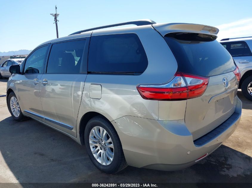 2015 TOYOTA SIENNA XLE/XLE AAS/LTD - 5TDYK3DC7FS678611