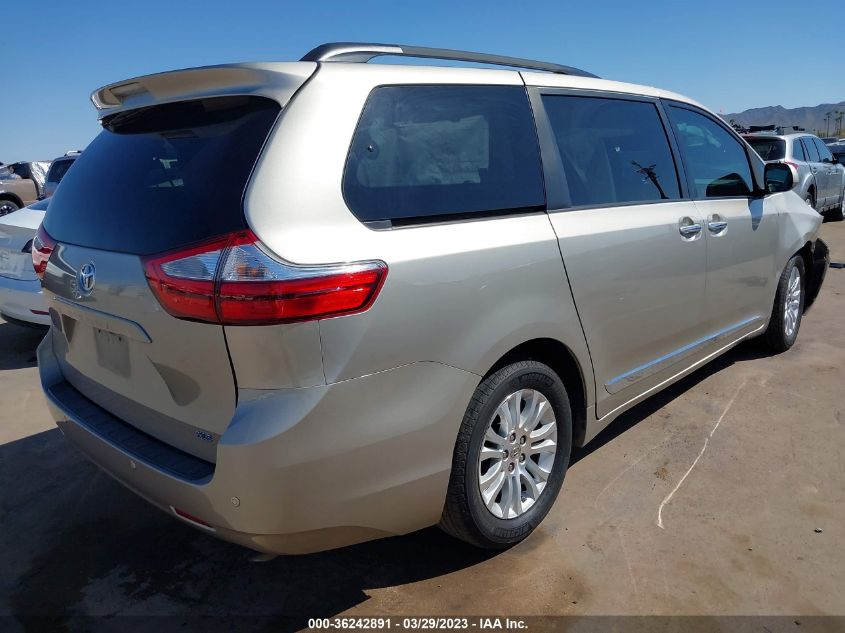 2015 TOYOTA SIENNA XLE/XLE AAS/LTD - 5TDYK3DC7FS678611