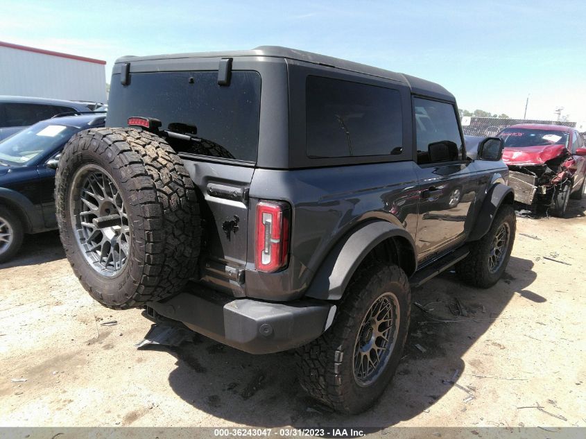 2022 FORD BRONCO BASE/BIG BEND 1FMDE5CP5NLB52348