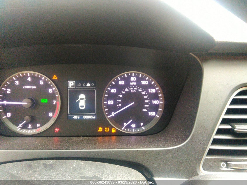 VIN 5NPE24AF8HH444445 2017 HYUNDAI SONATA SE