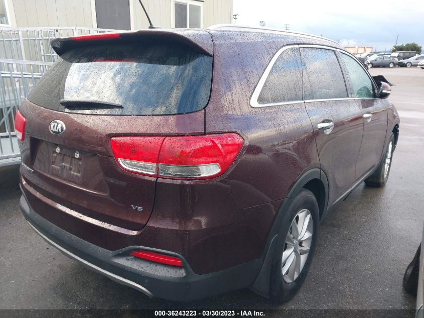 2017 KIA SORENTO LX V6 - 5XYPG4A55HG311974