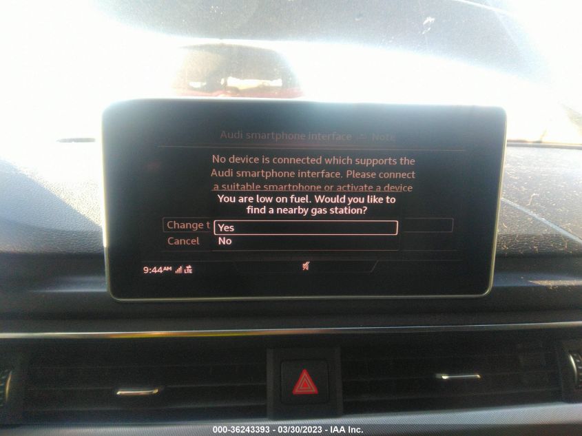2017 AUDI A4 PREMIUM PLUS - WAULNAF48HN066046