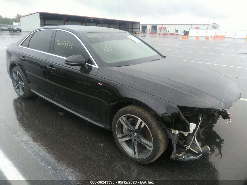 2017 AUDI A4 PREMIUM PLUS - WAULNAF48HN066046