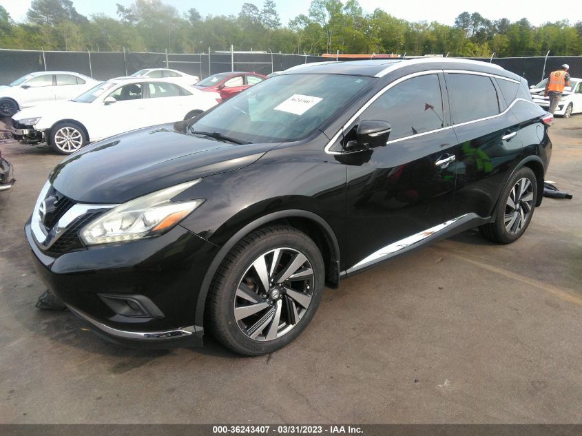 2015 NISSAN MURANO PLATINUM - 5N1AZ2MG7FN278141