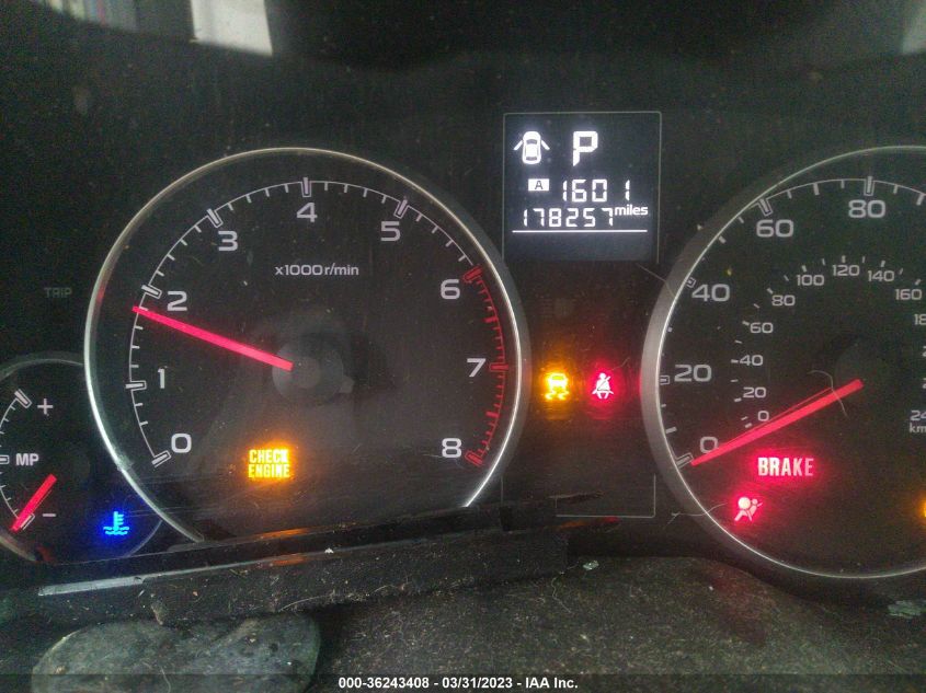 2013 SUBARU OUTBACK 2.5I PREMIUM - 4S4BRBCC3D3236609