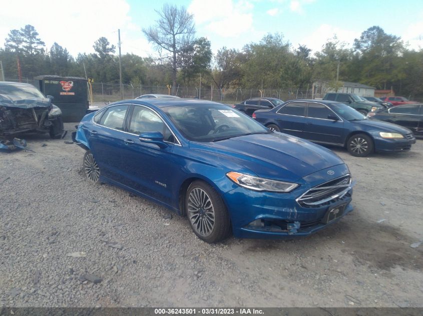 2017 FORD FUSION HYBRID - 3FA6P0RU8HR387328