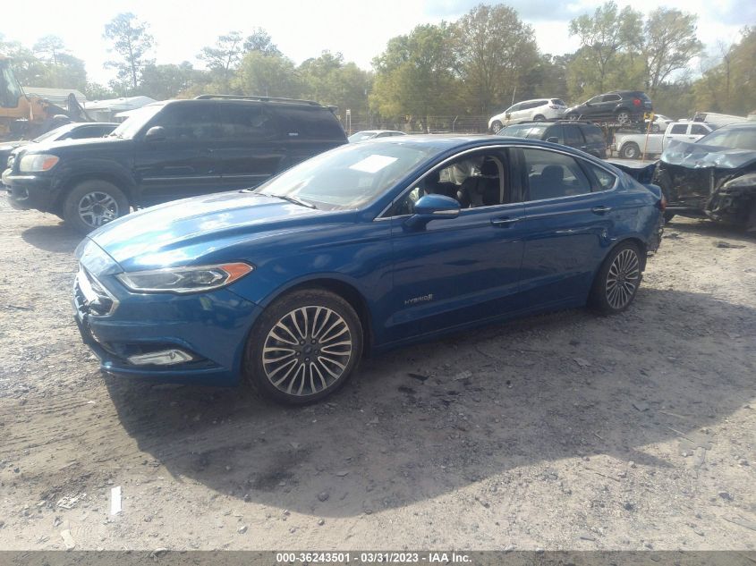 2017 FORD FUSION HYBRID - 3FA6P0RU8HR387328