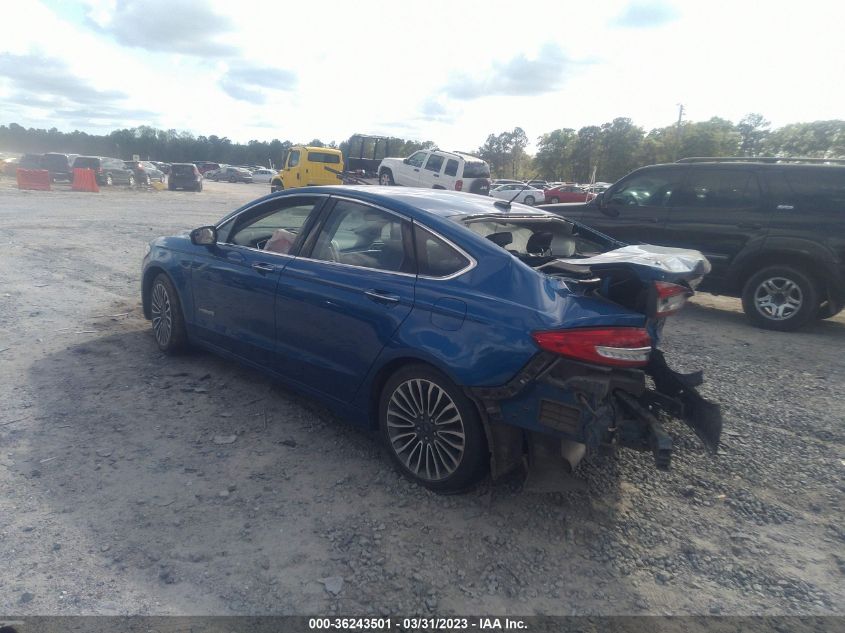 2017 FORD FUSION HYBRID - 3FA6P0RU8HR387328