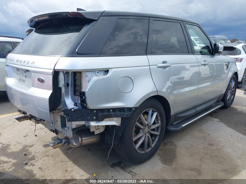 VIN SALWG2FV4HA154262 2017 LAND ROVER RANGE ROVER SPORT SE