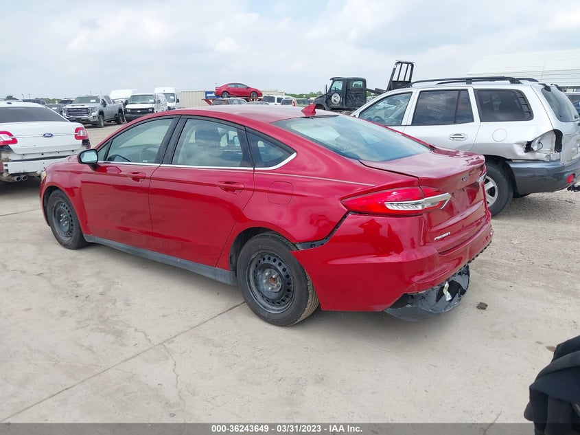 VIN 3FA6P0G76LR201050 2020 FORD FUSION S