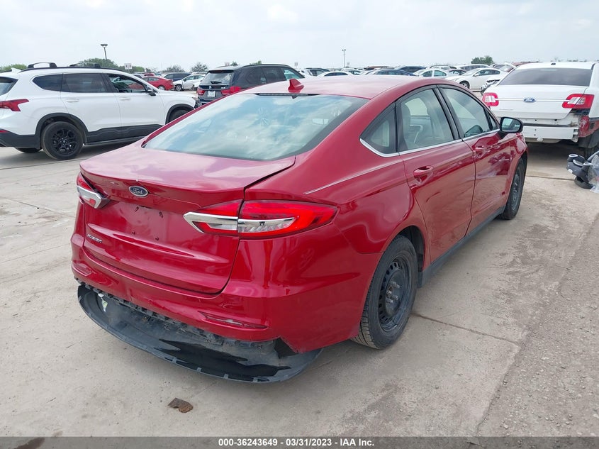 VIN 3FA6P0G76LR201050 2020 FORD FUSION S