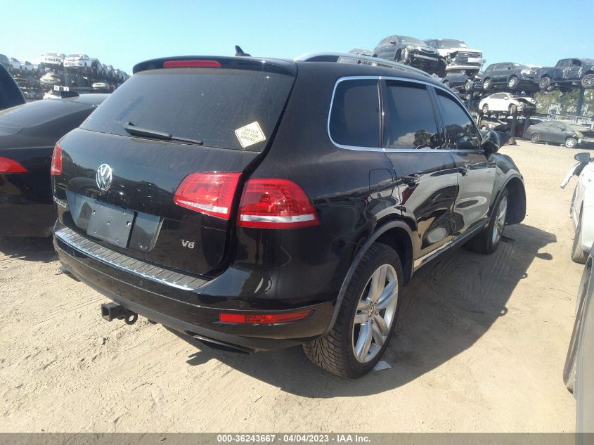 2014 VOLKSWAGEN TOUAREG EXEC WVGEF9BP3ED012173