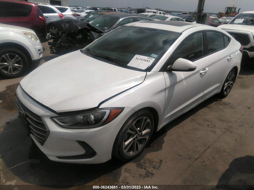 VIN 5NPD84LFXHH034611 2017 HYUNDAI ELANTRA LIMITED